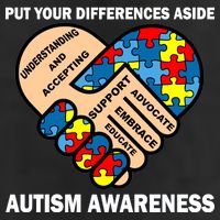 Put Your Differences Aside Autism Awareness Cool Comfort Performance Bucket Hat