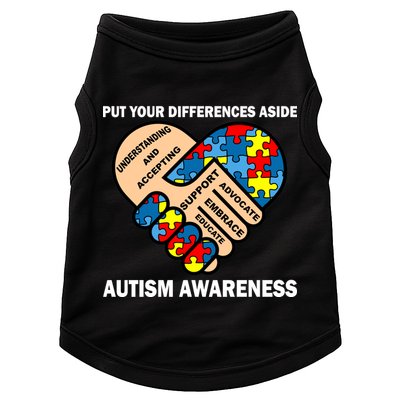 Put Your Differences Aside Autism Awareness Doggie Tank
