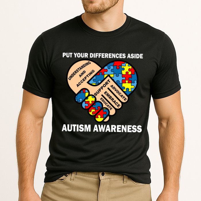 Put Your Differences Aside Autism Awareness Performance Shirt