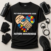 Put Your Differences Aside Autism Awareness Performance Shirt