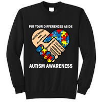 Put Your Differences Aside Autism Awareness Sweatshirt