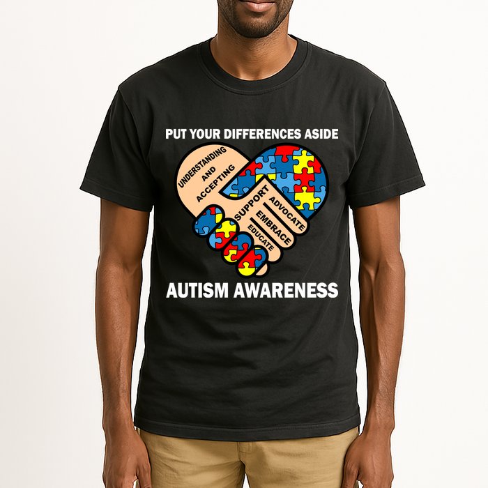 Put Your Differences Aside Autism Awareness Tall T-Shirt