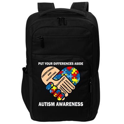 Put Your Differences Aside Autism Awareness Impact Tech Backpack