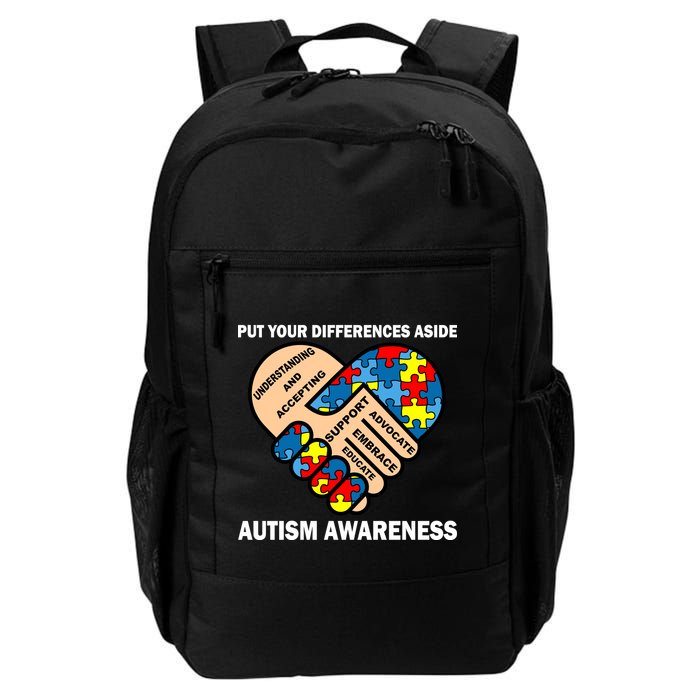 Put Your Differences Aside Autism Awareness Backpack