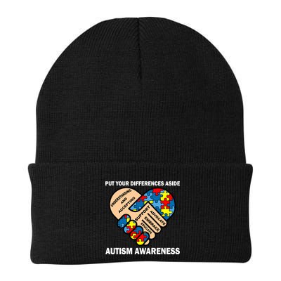Put Your Differences Aside Autism Awareness Beanie