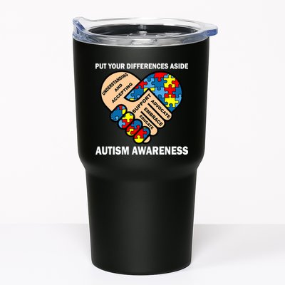 Put Your Differences Aside Autism Awareness Tumbler