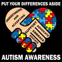 Put Your Differences Aside Autism Awareness Mousepad