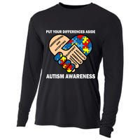 Put Your Differences Aside Autism Awareness Cooling Performance Long Sleeve Crew