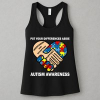 Put Your Differences Aside Autism Awareness Womens Tank Top