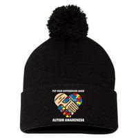 Put Your Differences Aside Autism Awareness Pom Pom 12in Knit Beanie