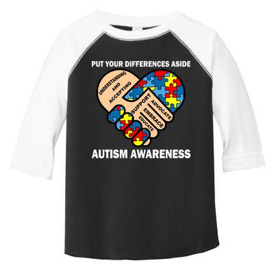 Put Your Differences Aside Autism Awareness Toddler Fine Jersey T-Shirt