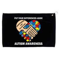 Put Your Differences Aside Autism Awareness Grommeted Golf Towel