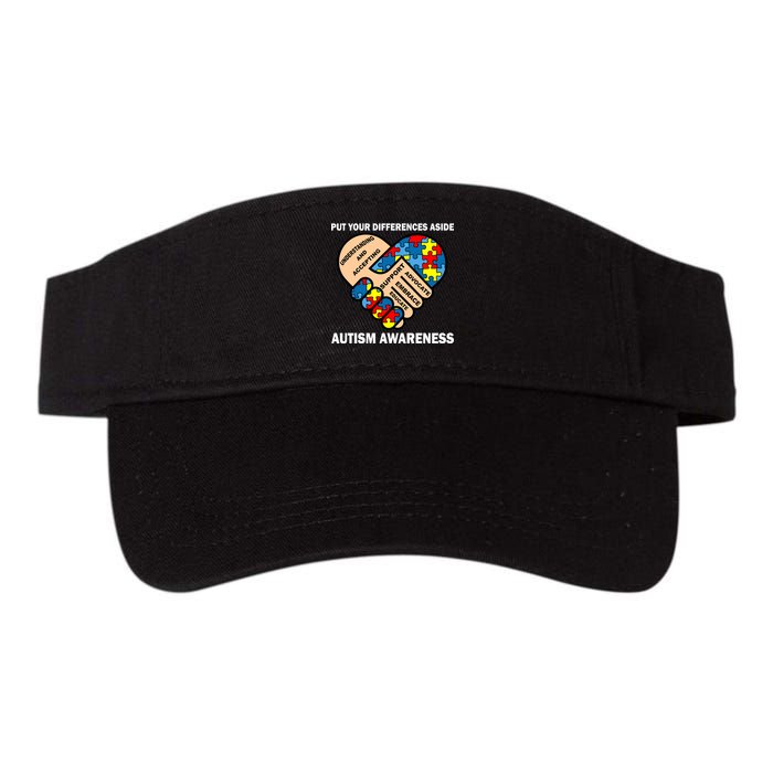 Put Your Differences Aside Autism Awareness Visor