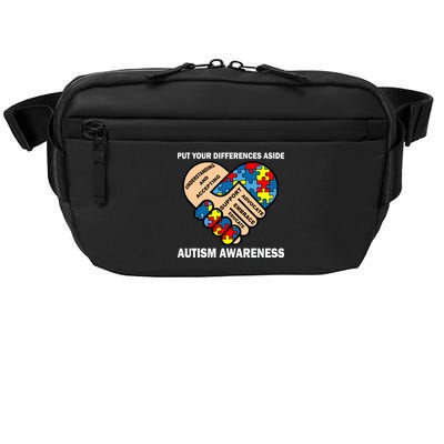 Put Your Differences Aside Autism Awareness Crossbody Pack