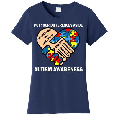 Put Your Differences Aside Autism Awareness Women's T-Shirt