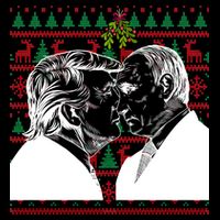 Putin Trump Mistletoe Ugly Christmas Sweater Bucket Hat