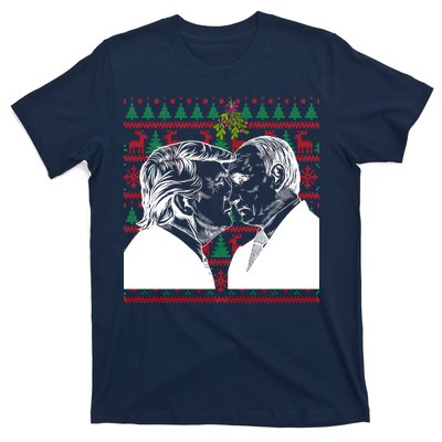 Putin Trump Mistletoe Ugly Christmas Sweater T-Shirt