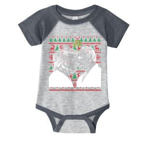 Putin Trump Mistletoe Ugly Christmas Sweater Infant Baby Jersey Bodysuit