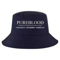 Pureblood Unmasked Unvaxxed Unafraid Cool Comfort Performance Bucket Hat