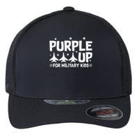 Purple Up USA Flag Fighter Jets Military Child Matching Flexfit Unipanel Trucker Cap