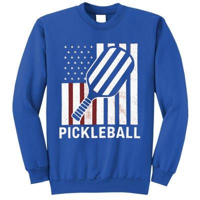 Pickleball Usa Us Flag Pickleball Player Paddleball Lover Gift Sweatshirt