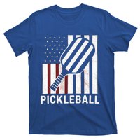 Pickleball Usa Us Flag Pickleball Player Paddleball Lover Gift T-Shirt