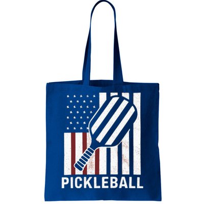 Pickleball Usa Us Flag Pickleball Player Paddleball Lover Gift Tote Bag