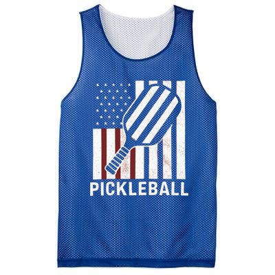 Pickleball Usa Us Flag Pickleball Player Paddleball Lover Gift Mesh Reversible Basketball Jersey Tank