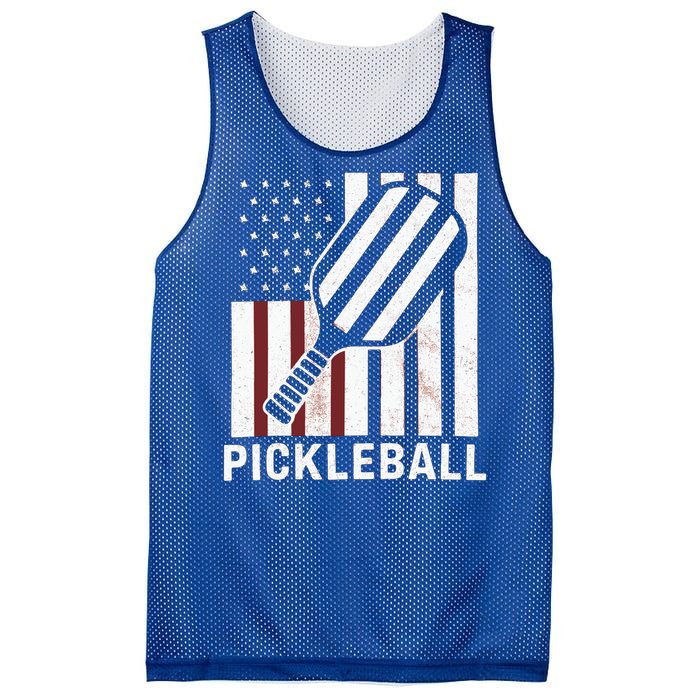 Pickleball Usa Us Flag Pickleball Player Paddleball Lover Gift Mesh Reversible Basketball Jersey Tank