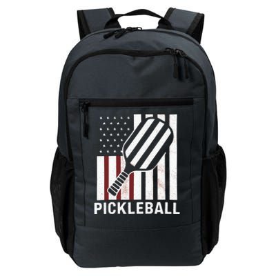 Pickleball Usa Us Flag Pickleball Player Paddleball Lover Gift Daily Commute Backpack