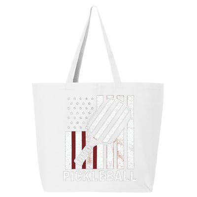 Pickleball Usa Us Flag Pickleball Player Paddleball Lover Gift 25L Jumbo Tote