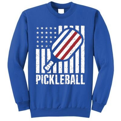 Pickleball Usa Us Flag Pickleball Player Paddleball Lover Great Gift Sweatshirt