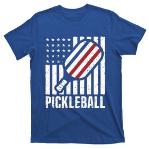 Pickleball Usa Us Flag Pickleball Player Paddleball Lover Great Gift T-Shirt