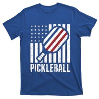 Pickleball Usa Us Flag Pickleball Player Paddleball Lover Great Gift T-Shirt