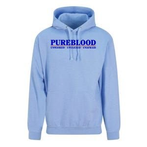 Pureblood Unmaked Unvaxxed Unafraid Unisex Surf Hoodie