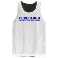 Pureblood Unmaked Unvaxxed Unafraid Mesh Reversible Basketball Jersey Tank