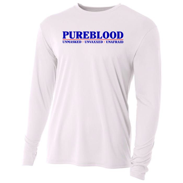 Pureblood Unmaked Unvaxxed Unafraid Cooling Performance Long Sleeve Crew