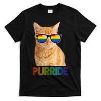 Puuride Gay Pride LGBT Cat T-Shirt