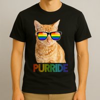 Puuride Gay Pride LGBT Cat T-Shirt