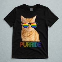 Puuride Gay Pride LGBT Cat T-Shirt
