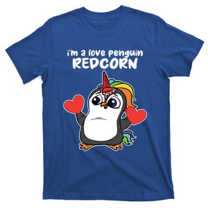 Penguin Unicorn Valentines Day Cute Magical Mystical Animal Gift T-Shirt