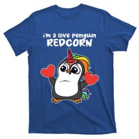 Penguin Unicorn Valentines Day Cute Magical Mystical Animal Gift T-Shirt