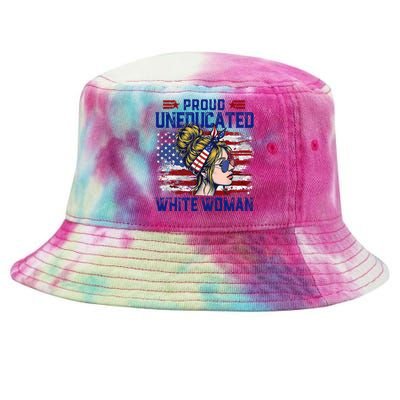 Proud Uneducated White Woman Tie-Dyed Bucket Hat