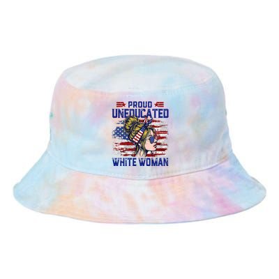 Proud Uneducated White Woman Tie Dye Newport Bucket Hat