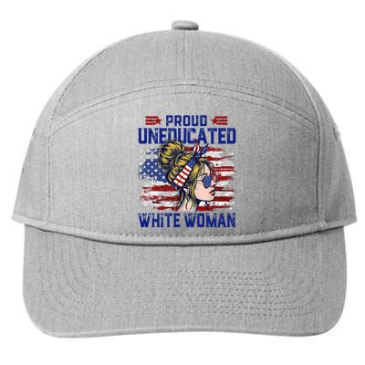 Proud Uneducated White Woman 7-Panel Snapback Hat