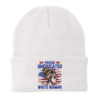 Proud Uneducated White Woman Knit Cap Winter Beanie