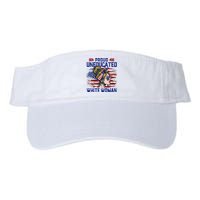 Proud Uneducated White Woman Valucap Bio-Washed Visor