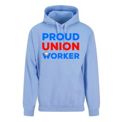 Proud Union Worker Gift Unisex Surf Hoodie