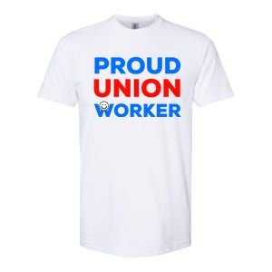 Proud Union Worker Gift Softstyle CVC T-Shirt