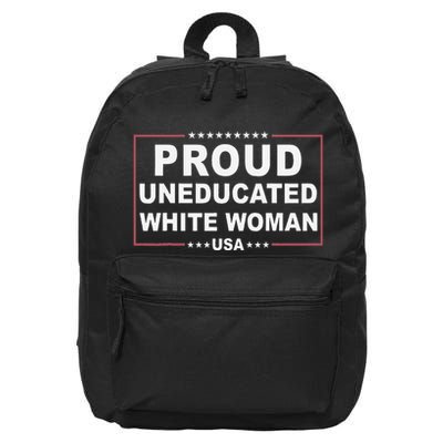 Proud Uneducated White Woman 16 in Basic Backpack